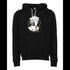 Black gold plaster head Bella canvas hoodie 3719